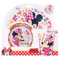 Stor Minnie Mouse Melamine tableware set (plate bowl and mug)