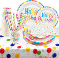 Lonimia 102 Pcs Birthday Party Supplies, Complete Kit, Eco-Friendly Paper, for Party Hosts, Parents