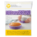Wilton bake-even baking strips, baking tin wraps, 6 pieces - Silver