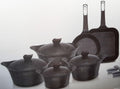 Neoflam Aeni Non-Stick Aluminum Cooking Pot 14-Piece Set, Galaxy Marble