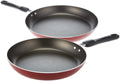 Prestige Aluminum Twin Frypan Set, 2 Pieces, Red