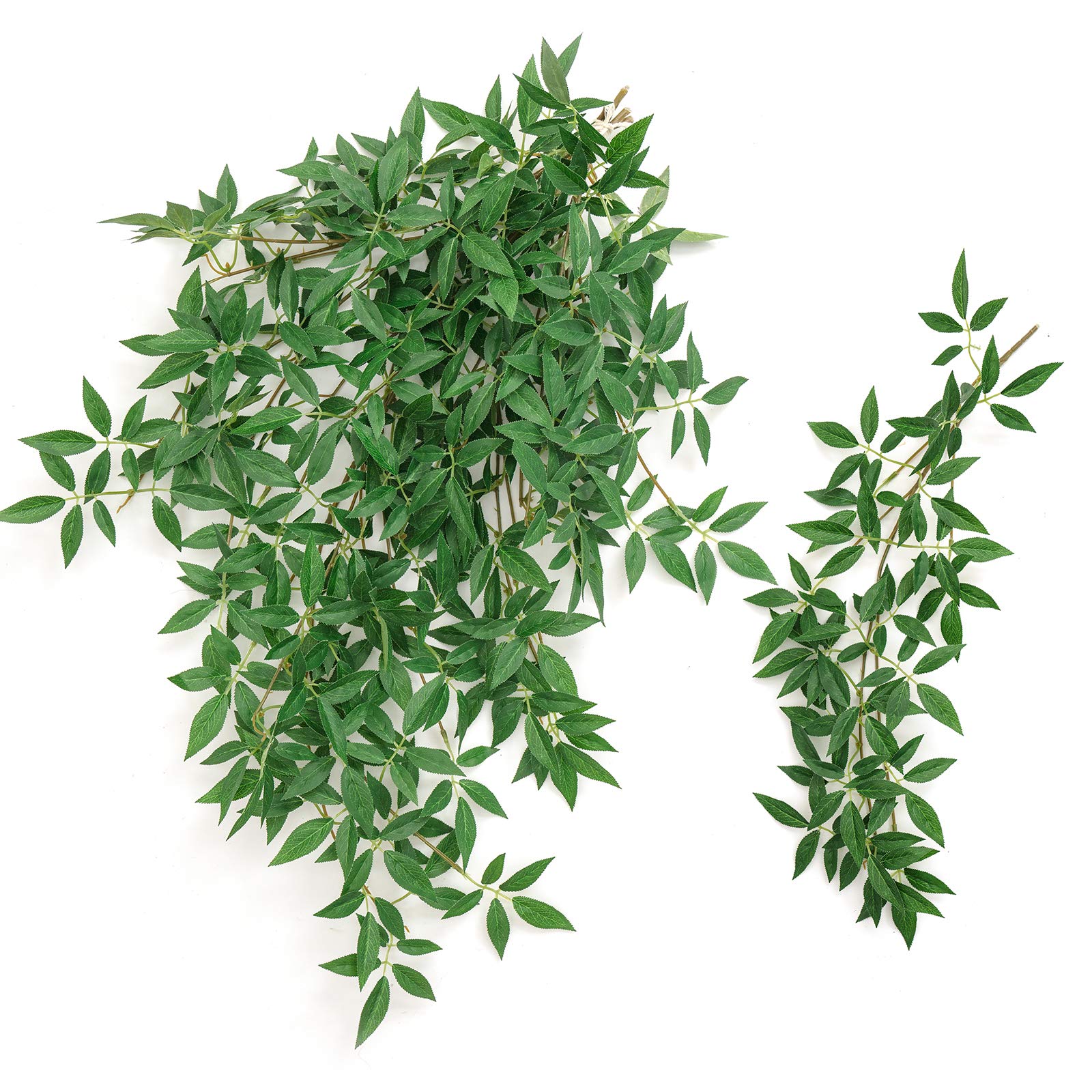 Artificial Rosa Banksiae Vine Hanging Spray Faux Floral Weeping Greenery for Trailing of High up Installation, Bouquet, Arch, Enter Aisle Hanging Greenery Decor
