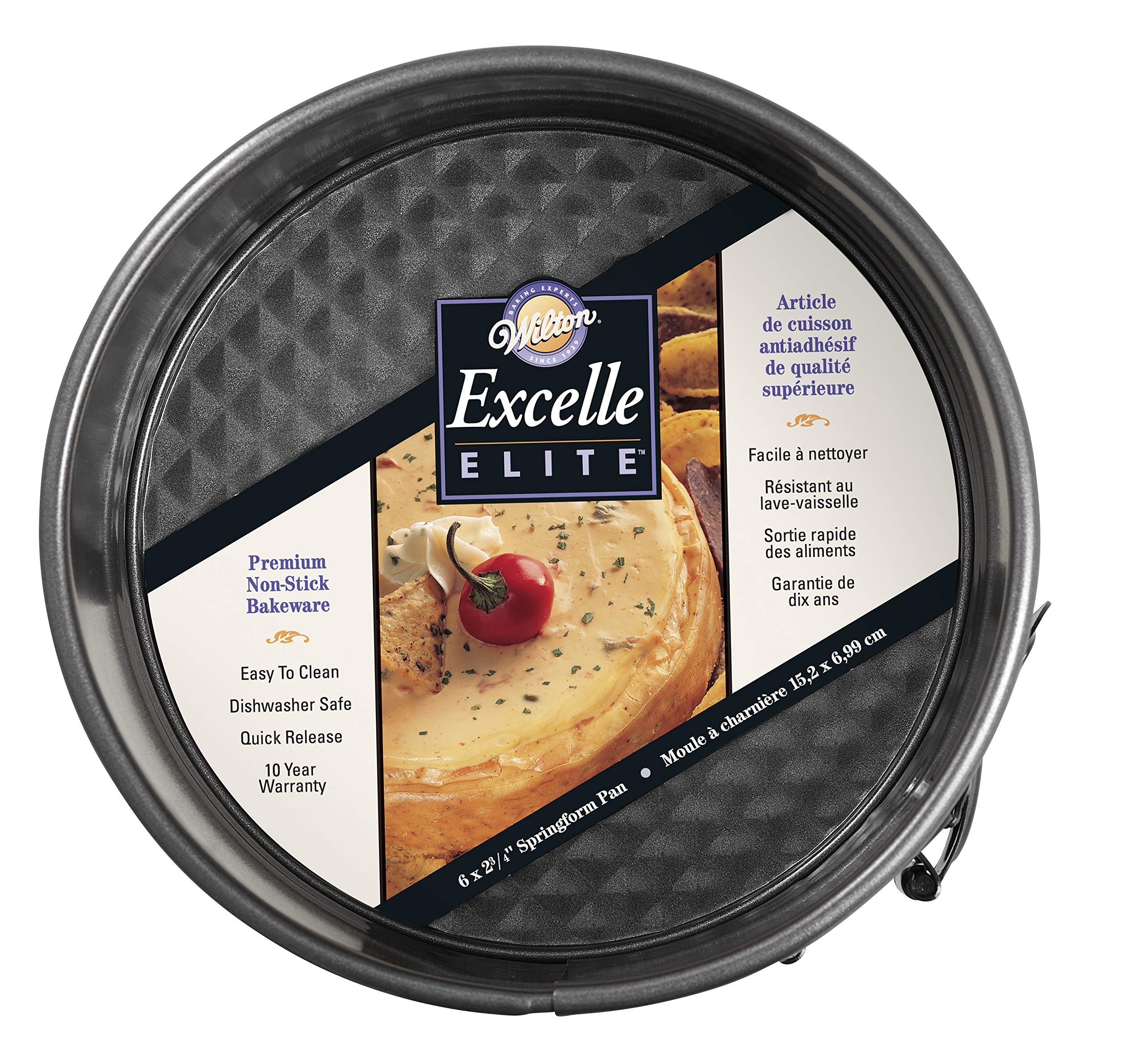 Wilton Excelle Elite Springform Pan, Black, 6 X 2.75 Inches, Wt-2105-447