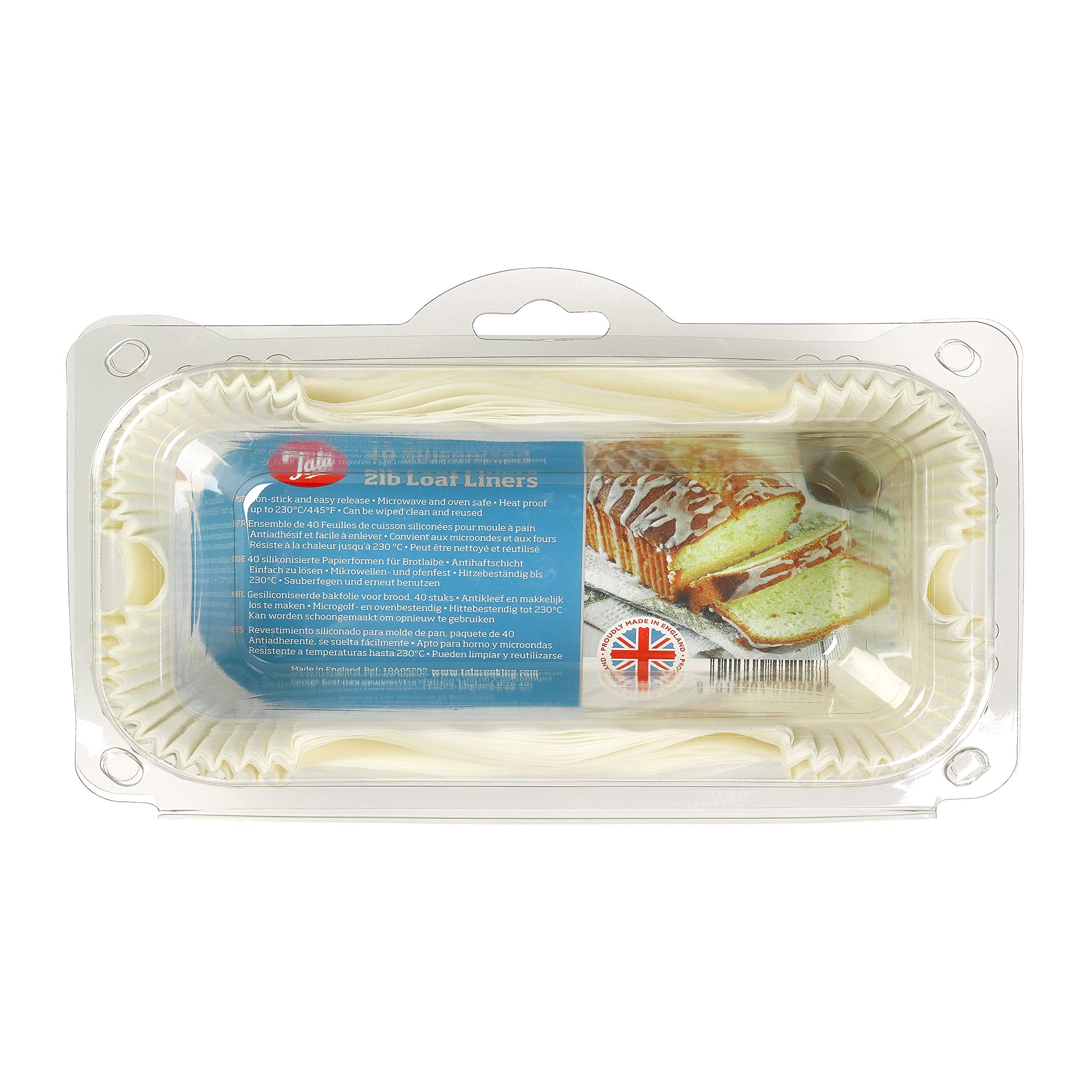 Tala 2lb Siliconised Loaf Liners Pack 40