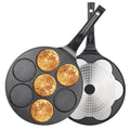 TERRIFI 7-Hole Nonstick Pancake Pan, PFOA-Free, Suitable for All Cooktops