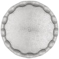 Alisveristime Turkish Ottoman Coffee Tea Beverage Serving Wavy Tray 35cm (Gray)