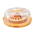 Snips - Delice Cream Cake Holder - Cake Holder with Lid | Cake Holder | Cake Holder | Cream Colour | 4 Safety Locks - Diameter 28 - Made in Italy - BPA Free