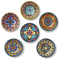 vancasso Simi Ceramic Dip Bowls, Set of 6, 80 ml Dip Bowls, Sauce Bowls, Tapas Bowls, Dessert Bowls, Snack Bowls, Small Bowls for Dip, Soy Sauce, Sushi, Snack, Dessert, Spice